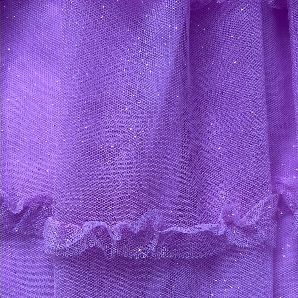 Disney Bluey & Bingo Purple Girls Casual Sparkle Dress Size 6 - Picture 4 of 10